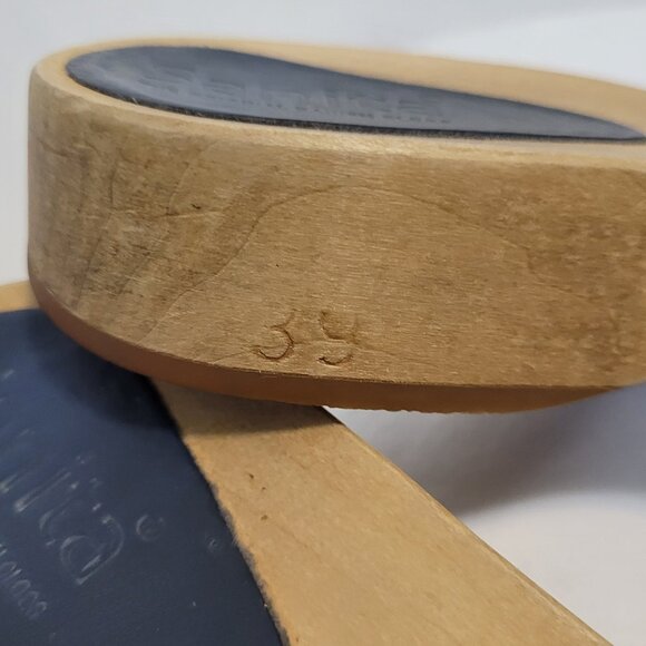 Sanita Mirsa Flex Sandal Blue Suede Clog Size 39 - Picture 9 of 9